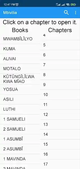 Play Mbivilia - Kikamba Bible as an online game Mbivilia - Kikamba Bible with UptoPlay