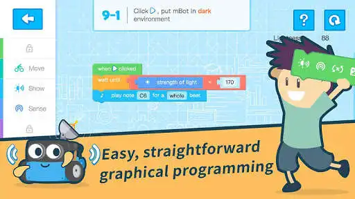 Play mBlock Blockly as an online game mBlock Blockly with UptoPlay