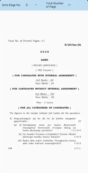 Play MBOSE SSLC Previous Question P as an online game MBOSE SSLC Previous Question P with UptoPlay