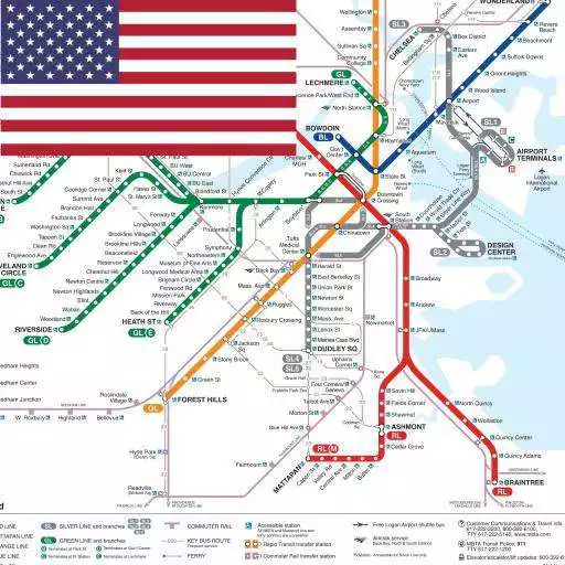 Play MBTA Boston T Map APK