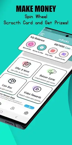 Play mBucks - Real Cash Rewards  and enjoy mBucks - Real Cash Rewards with UptoPlay