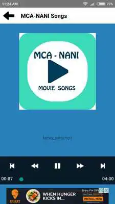 Play MCA -  Middle Class Abbai : Nani Songs
