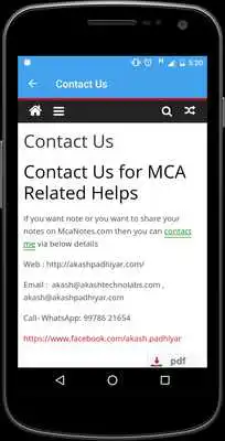 Play MCA NOTES Play MCA NOTES