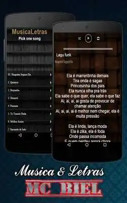 Play Mc Biel Musica Funk + Letras