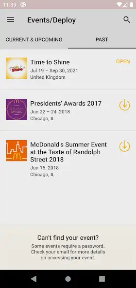 Play McDonalds Events/Deploy Hub