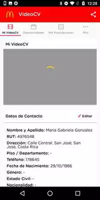 Play McDonalds Uy VideoCV