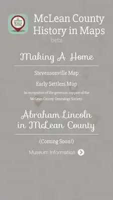 Play McLean County History in Maps