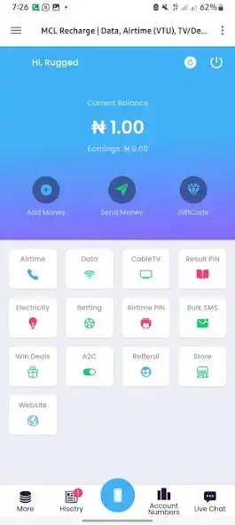 Play MCL Recharge as an online game MCL Recharge with UptoPlay