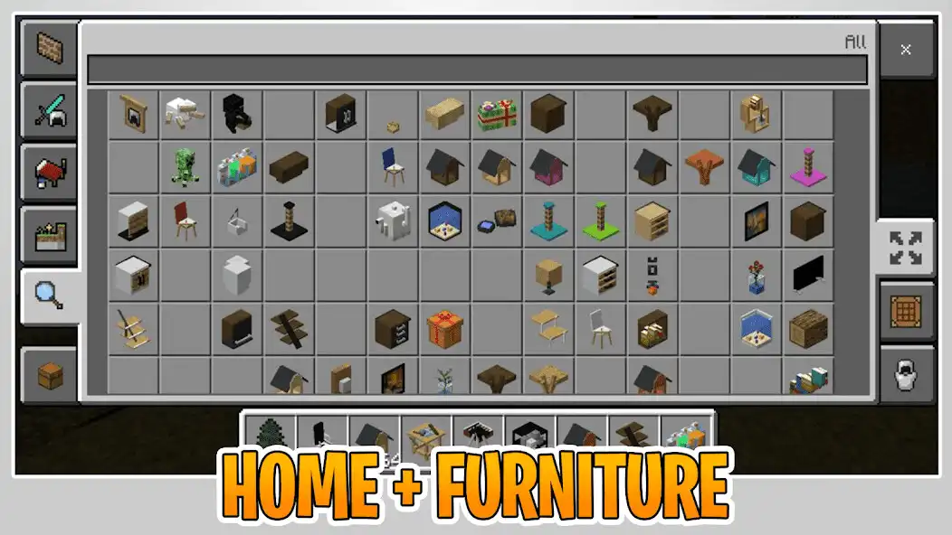 Play MC Mods Furniture Minecraft PE as an online game MC Mods Furniture Minecraft PE with UptoPlay