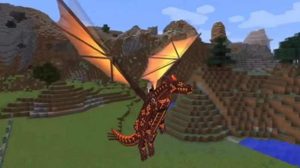 Play MCPE Dragon Mounts RideableMod  and enjoy MCPE Dragon Mounts RideableMod with UptoPlay