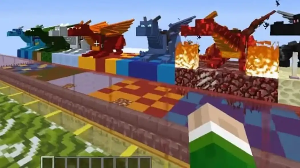 Play MCPE Dragon Mounts RideableMod as an online game MCPE Dragon Mounts RideableMod with UptoPlay