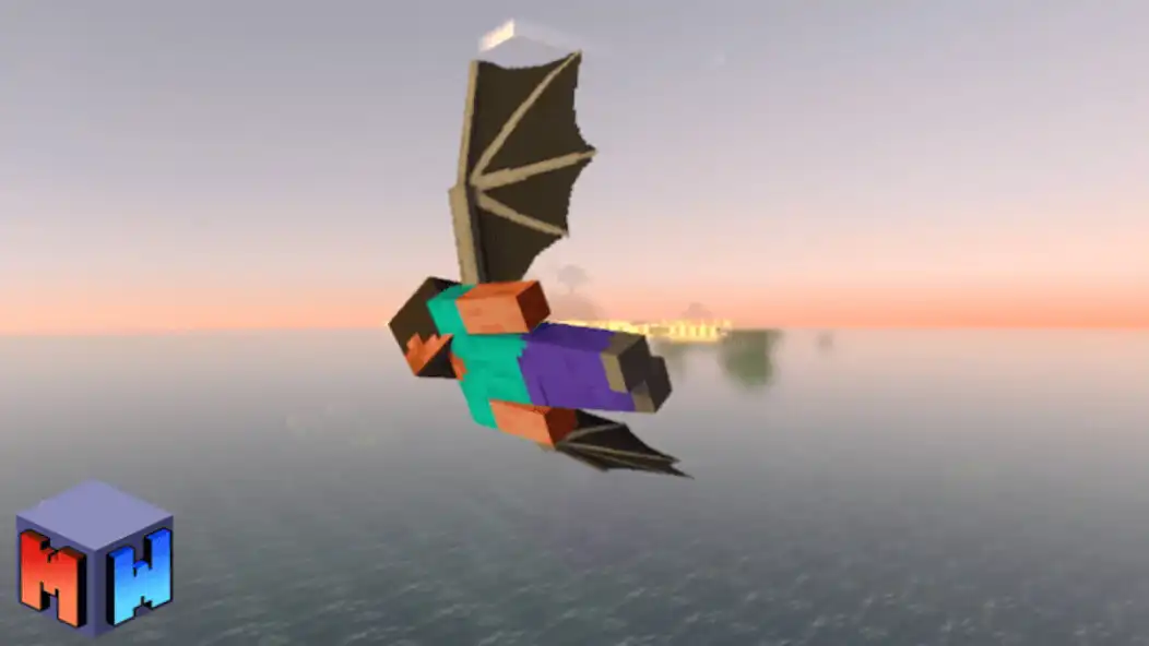 Play MCPE Dragon Wing Mod  and enjoy MCPE Dragon Wing Mod with UptoPlay