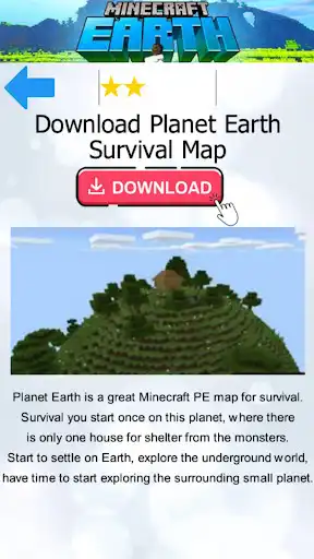 MCPE Earth Mod Addon Update online game with UptoPlay