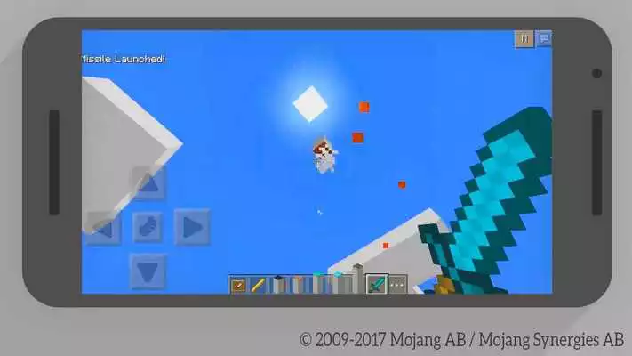 Play MCPE Explosives Mod Missile Craft