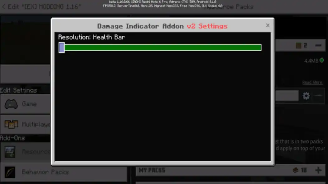 Play MCPE Healt Bar Mod as an online game MCPE Healt Bar Mod with UptoPlay