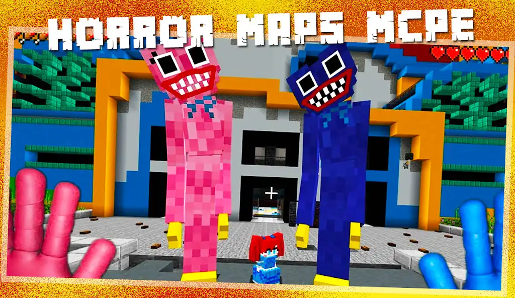 Play MCPE Horror Maps For Minecraft as an online game MCPE Horror Maps For Minecraft with UptoPlay