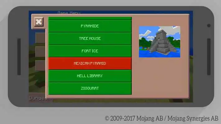 Play MCPE Mod Dungeon Pack - Instant Construction!
