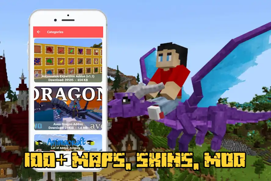 Play MCPE Mods - Maps, Skins, Addon as an online game MCPE Mods - Maps, Skins, Addon with UptoPlay
