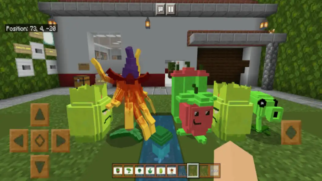 Play MCPE PvZ Mod as an online game MCPE PvZ Mod with UptoPlay