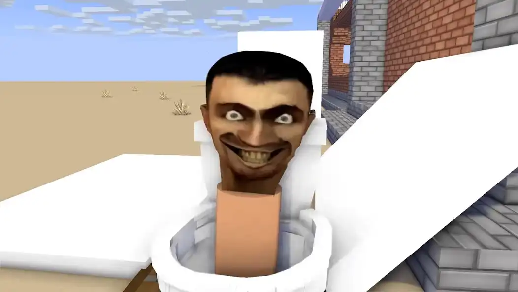 Play MCPE skibidi toilet minecraft as an online game MCPE skibidi toilet minecraft with UptoPlay