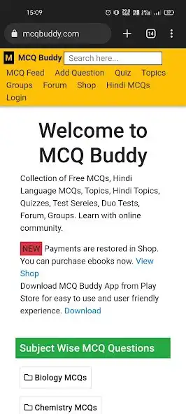 Play MCQ Buddy as an online game MCQ Buddy with UptoPlay