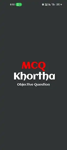 Play MCQ Khortha Objective as an online game MCQ Khortha Objective with UptoPlay