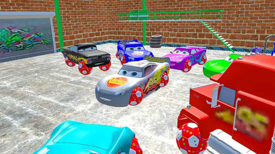 Play McQueen and Crazy Racing Cars as an online game McQueen and Crazy Racing Cars with UptoPlay