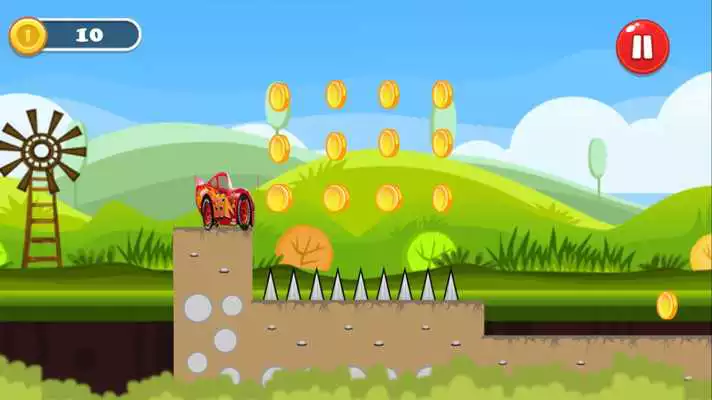 Play Mcqueen HILL Climb Racing 3