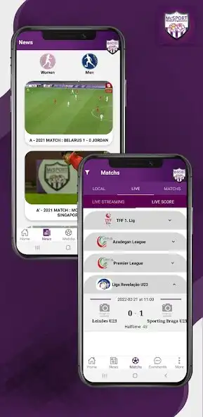 Play McSport App as an online game McSport App with UptoPlay