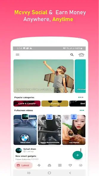 Play Mcvvy Social  Earn Money  and enjoy Mcvvy Social  Earn Money with UptoPlay
