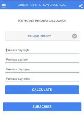 Play MCX CRUDE  N.GAS CALCULATOR