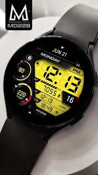 Play MD228: Digital watch face as an online game MD228: Digital watch face with UptoPlay