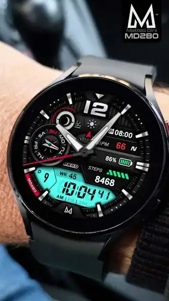Play MD280: Hybrid watch face as an online game MD280: Hybrid watch face with UptoPlay
