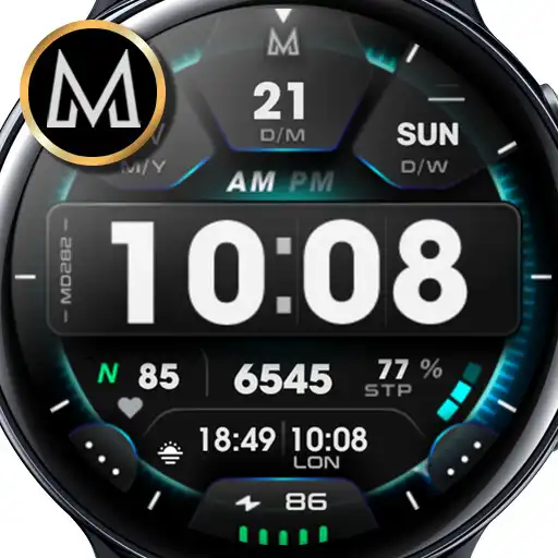Play MD282: Digital watch face APK