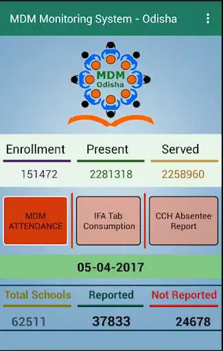 Play MDM-Odisha Monitoring App as an online game MDM-Odisha Monitoring App with UptoPlay