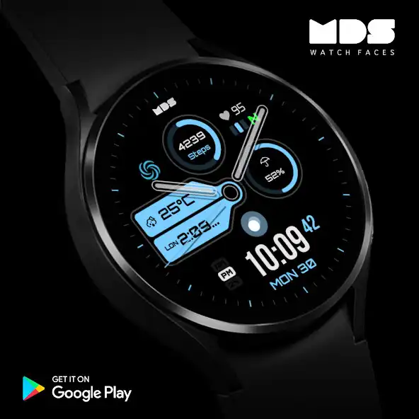 Play MDS367 - Hybrid Watch Face  and enjoy MDS367 - Hybrid Watch Face with UptoPlay
