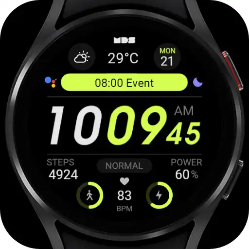 Play MDS380 - Digital Watch Face APK