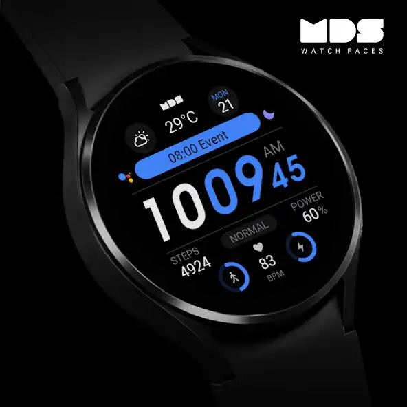 Play MDS380 - Digital Watch Face  and enjoy MDS380 - Digital Watch Face with UptoPlay