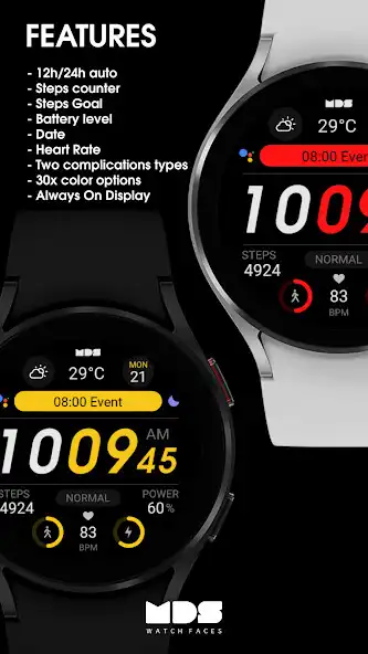 Play MDS380 - Digital Watch Face as an online game MDS380 - Digital Watch Face with UptoPlay
