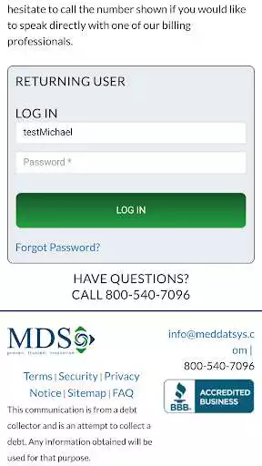 Play MDS Billpay as an online game MDS Billpay with UptoPlay