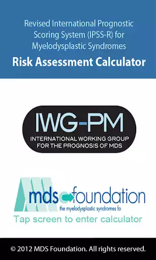 Play MDS IPSS-R Calculator Advanced