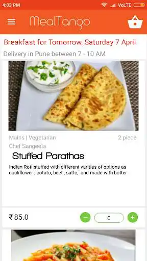 Play MealTango as an online game MealTango with UptoPlay