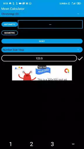 Play Mean Calculator as an online game Mean Calculator with UptoPlay
