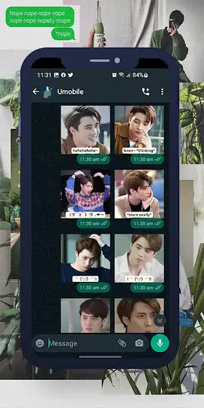 Play Mean Phiravich WASticker  and enjoy Mean Phiravich WASticker with UptoPlay