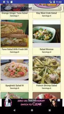 Play Meat and Seafood Salad Recipes