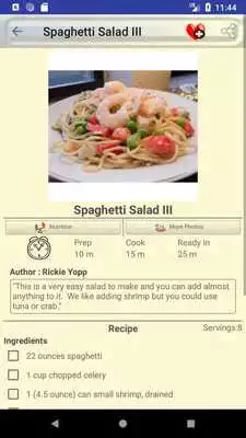 Play Meat and Seafood Salad Recipes