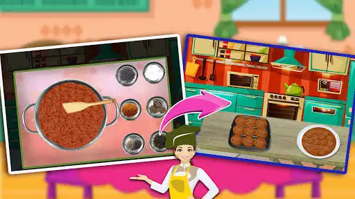 Play Meatballs Cooking Kitchen: Cooking Chef Story  and enjoy Meatballs Cooking Kitchen: Cooking Chef Story with UptoPlay