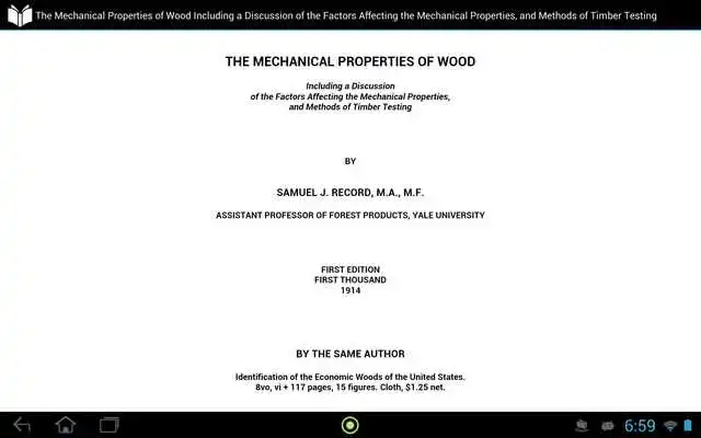 Play Mechanical Properties of Wood