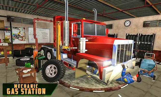 Play Mechanic  Gas Station Vehicle Parking 3D