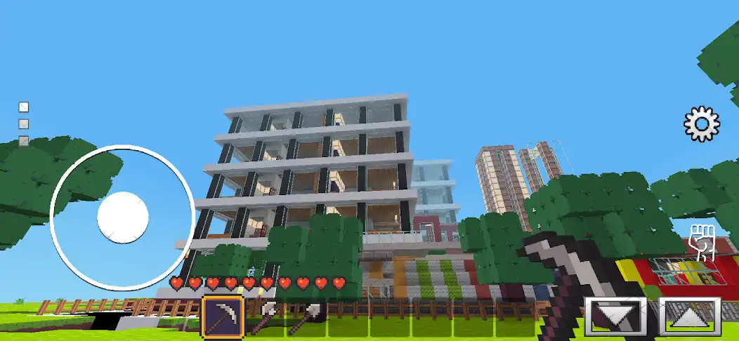 Play Mecraft Building Block as an online game Mecraft Building Block with UptoPlay